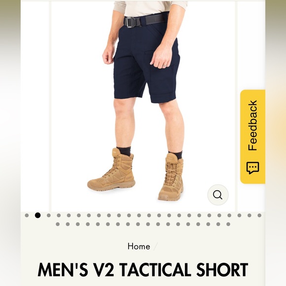 Teflon Men's Black Cargo Shorts - Picture 5 of 6